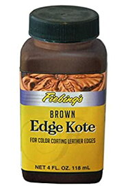 【中古】【輸入品・未使用】Fiebings - Edge Kote Brown 4oz%カンマ% For Color-Coating Leather Edges%カンマ% Freezable by Fiebing