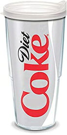 【中古】【輸入品・未使用】Tervis Coke Diet Wrap Tumbler with Clear Lid%カンマ% 24-Ounce by Tervis
