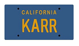 【中古】【輸入品・未使用】Diamond Select Toys Knight Rider KARR License Plate Replica Action Figure Accessory