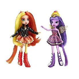 【中古】【輸入品・未使用】マイリトルポニー 人形セット My Little Pony Equestria Girls Sunset Shimmer and Twilight Sparkle Figures 並行輸入品