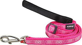 【中古】【輸入品・未使用】Red Dingo (レッドディンゴ) 犬用リード 100?180cm Lサイズ Paw Impressions Hot Pink (並行輸入品)