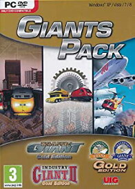 【中古】【輸入品・未使用】Giants Pack - Traffic Giant Gold Plus Traffic Giant 2 Gold Plus Industry Giant Gold (PC DVD) (輸入版)