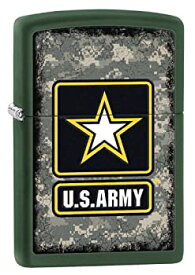 【中古】【輸入品・未使用】ZIPPO U.S.ARMY #28631 ACU迷彩 マットグリーン