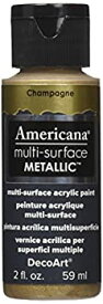 【中古】【輸入品・未使用】Americana Multi-Surface Metallic 2oz-Champagne (並行輸入品)