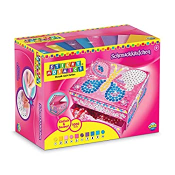 【中古】【輸入品・未使用】Sticky Mosaics (R) Jewelry Box Kit-Jewelry Box (並行輸入品)