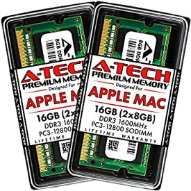 【中古】【輸入品・未使用】A-Tech 16GB (2x8GB) PC3-12800 DDR3 1600MHz RAM Apple MacBook Pro (2012年中頃) iMac (2012年後期/2013年後期/2014年後期) Mac Mini (2012年