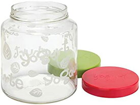 【中古】【輸入品・未使用】Euro Cuisine GY85 Glass Jar with Lid for YM260%カンマ% YM360 and YM460 Yogurt Maker%カンマ% 2 quarts%カンマ% Clear