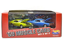 【中古】【輸入品・未使用】MATTEL HOTWHEELS COLLECTIBLES %ダブルクォーテ%'69 MUSCLE CARS%ダブルクォーテ% %ダブルクォーテ%AMX & Plymouth Hemi GTX%ダブルクォーテ% 2 cars set マテル ホ