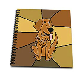 【中古】【輸入品・未使用】All Smilesアート犬???かわいいGolden Retriever Dog Art???Drawing Book 8x8 drawing book db_195274_1