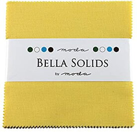 【中古】【輸入品・未使用】Bella Solids 30's Yellow Charm Pack 42 Squares 5 Moda Fabrics 9900PP 23S by Moda Fabrics