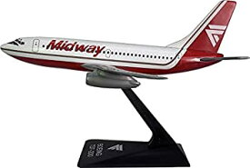 【中古】【輸入品・未使用】Midway (84-93) ボーイング 737-200 飛行機 ミニチュアモデル プラスチックスナップ フィット 1:180 部品番号ABO-73720F-002