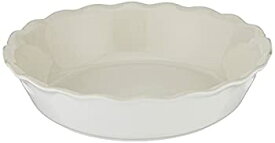 【中古】【輸入品・未使用】(Sugar White) - Emile Henry Modern Classics Sugar Pie Dish 85.61.21%カンマ% 23cm