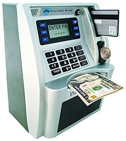 【中古】【輸入品・未使用】ATM貯金箱 - 限定版 - シルバー/ブラック