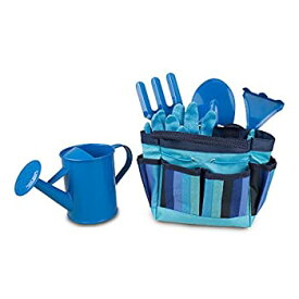 【中古】【輸入品・未使用】Kids Gardening Tool Set (blue) by Gardenline [並行輸入品]