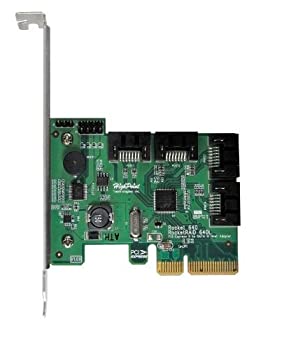 【輸入品・未使用】HighPoint RocketRAID 640L Internal 4 SATA Port PCI-Express 2.0 x4 SATA 6Gb/s RAID Controller -Lite Version by HighPoint [並行輸入品]