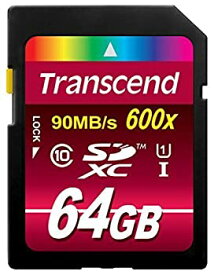 【中古】【輸入品・未使用】Transcend 64 GB High Speed Class 10 UHS Flash Memory Card Up to 90 MB/s TS64GSDXC10U1 by TRANSCEND [並行輸入品]