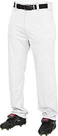 【中古】【輸入品・未使用】(Large%カンマ% White) - Rawlings Youth Semi-Relaxed Pants