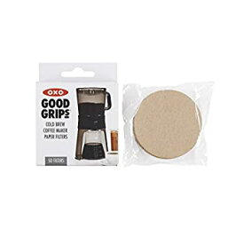 【中古】【輸入品・未使用】OXO Good Grips Cold Brew Coffee Maker Replacement Paper Filters%カンマ% Brown%カンマ% 50 Per Box [並行輸入品]
