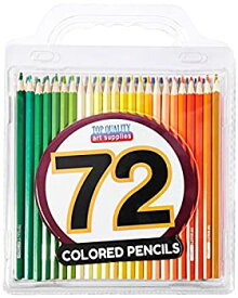 【中古】【輸入品・未使用】[トップクオリティアートサプライ]Top Quality Art Supplies Colored Pencil Set with Case%カンマ% 7Inch%カンマ% Pack of 72 4165151 [並行輸入品]