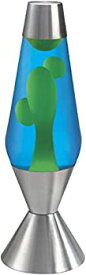 【中古】【輸入品・未使用】Lava Lite 5224-4 Premier 16-2/7-Inch 52-Ounce Silver-Based Lava Lamp%カンマ% Yellow Wax/Blue Liquid [並行輸入品]