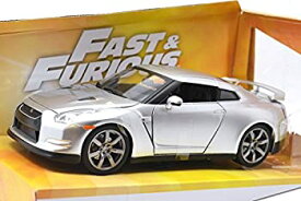 【中古】【輸入品・未使用】JadaTOYS 1:24scale　%ダブルクォーテ%FAST & FURIOUS 7%ダブルクォーテ% %ダブルクォーテ%Brian's Nissan GT-R (R35)%ダブルクォーテ%(SILVER)　ジェイダトイズ 1:24