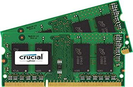 【中古】【輸入品・未使用】Crucial 16GB Kit (8GBx2) DDR3-1600 MT/s (PC3-12800) 204-Pin SODIMM Notebook Memory CT2KIT102464BF160B / CT2CP102464BF160B [並行輸入品]