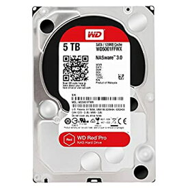 【中古】【輸入品・未使用】WD 5TB NAS Hard Drive%カンマ% 1 to 16-Bay Enterprise RAID%カンマ% 3.5'%カンマ% SATA 6 GB/s%カンマ% 128MB Cache%カンマ% Red Pro (WD5001FFWX) [並行輸入