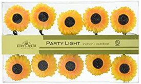 【中古】【輸入品・未使用】Kurt Adler UL 10-Light Sunflower Light Set [並行輸入品]