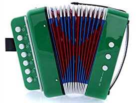【中古】【輸入品・未使用】[スカイ]Sky Accordion Bright Green Color 7 Button 2 Bass Kid Music Instrument Easy to Play SKYACDBL [並行輸入品]