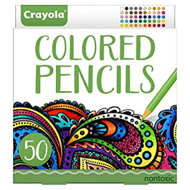 【中古】【輸入品・未使用】Crayola(クレオラ) 色鉛筆 削り済み 大人のぬり絵に