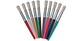 【中古】【輸入品・未使用】Charles Leonard Inc.%カンマ% Brushes- Stubby Round%カンマ% Assorted Colors (Red/Blue/Green/Orange/Yellow/Turquoise/Black/Purple/White/Brown)%