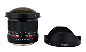 【中古】【輸入品・未使用】Rokinon 8mm f3.5 AS IF MC CSII DH Fisheye Lens with Removable Hood for Olympus and Panasonic Micro 4/3 (MFT) Mount Digital Cameras (HD8