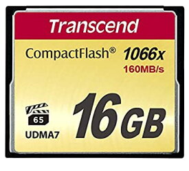 【中古】【輸入品・未使用】Transcend 16GB CompactFlash Memory Card 1000x (TS16GCF1000) [並行輸入品]