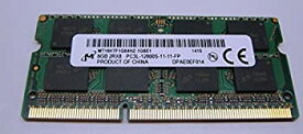 【中古】【輸入品・未使用】8GB Micron DDR3 1600 MHz PC3-12800 1.35V Laptop RAM Memory MT16KTF1G64HZ-1G6E1 693374-001 by Micron [並行輸入品]