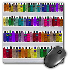【中古】【輸入品・未使用】3dRose 8 X 8 X 0.25 Soap Bottle Rainbow Colorful Shower And Bathroom Design Multicolored Bottles On Shelves Multicolor Mouse Pad (mp_11