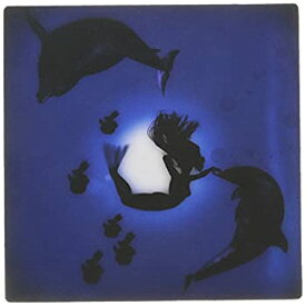 【中古】【輸入品・未使用】3dRose LLC 8 x 8 x 0.25 Inches Mouse Pad%カンマ% Mermaid Playing with Dolphins (mp_111082_1) [並行輸入品]