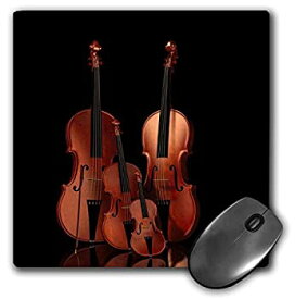 【中古】【輸入品・未使用】3dRose String Instruments Violin%カンマ% Bass & Cello Mouse Pad%カンマ% 8' x 8' (mp_200920_1) [並行輸入品]