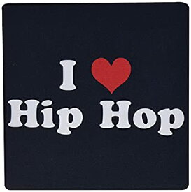 【中古】【輸入品・未使用】3dRose LLC 8 x 8 x 0.25 Inches Mouse Pad%カンマ% I Love Hip Hop (mp_16555_1) [並行輸入品]