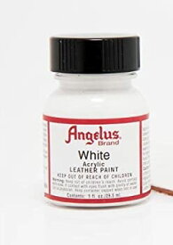 【中古】【輸入品・未使用】Angelus Brand Acrylic Leather Paint - White 1 fl.oz. by Angelus [並行輸入品]