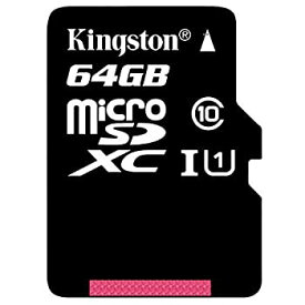 【中古】【輸入品・未使用】Kingston Digital 64GB microSDXC Class 10 UHS-I 45MB/s Read Card with SD Adapter (SDC10G2/64GB) [並行輸入品]