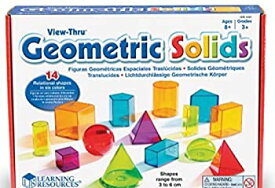 【中古】【輸入品・未使用】Learning Resources Viewthru Geometric Solids (14Colored) [並行輸入品]