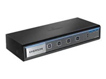 Emerson Network Power Avocent 4-Port Dual-Head HDMI Standard Desktop KVM Switch (SV340H-001) [並行輸入品]