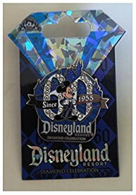 【中古】【輸入品・未使用】Disneyland 60th Anniversary Diamond Celebration Mickey Mouse Logo Trading Pin by Disney Official Pin Trading [並行輸入品]