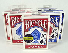 【中古】【輸入品・未使用】Bicycle Poker Size Jumbo Faces Standard Index Playing Cards%カンマ% 2 Piece