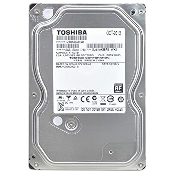 【中古】【輸入品・未使用】Toshiba DT01ACA100 1TB 7.2K RPM SATA Hard Drive (Silver) [並行輸入品]：スカイマーケットプラス