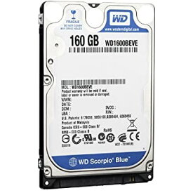 【中古】【輸入品・未使用】Western Digital 160 GB Scorpio Blue 100 Mb/s 5400 RPM 8 MB Cache Bulk/OEM Notebook Hard Drive - WD1600BEVE [並行輸入品]