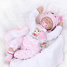 【中古】【輸入品・未使用】MaiDe 生まれ変わり赤ちゃん人形、22インチ、本物そっくりソフトシリコンビニール人形、新生児人形、洋服付き。