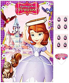【中古】【輸入品・未使用】Disney Sofia The First Princess Birthday Party Game Activity Supplies (4 Pack)%カンマ% Pink/Purple%カンマ% 37 1/2' x 24 1/2'. [並行輸入品]