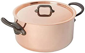 【中古】【輸入品・未使用】Mauviel 6481.25 Dutch Oven/Stew pan with Lid. 5.6L/5.6l 24cm/9.5%ダブルクォーテ% Cast stainless Steel Handle with Iron Colour Finish%カンマ% Co