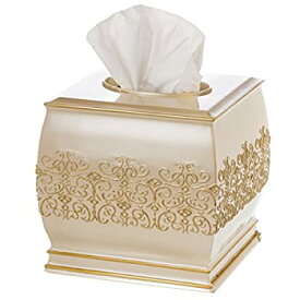 【中古】【輸入品・未使用】[クリエイティブセント]Creative Scents Shannon Tissue Box Cover Square%カンマ% Decorative Bath Tissues Paper Napkin Holder [並行輸入品]